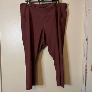Old Navy Women's Dark Mauve  Leggings